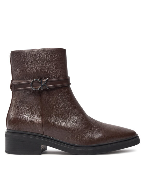 Calvin Klein Calvin Klein Ботильйони HW0HW02183 Коричневий