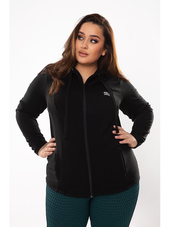 ROUGH RADICAL ROUGH RADICAL Bluza UNIVERSAL HOODIE + Czarny Relaxed Fit