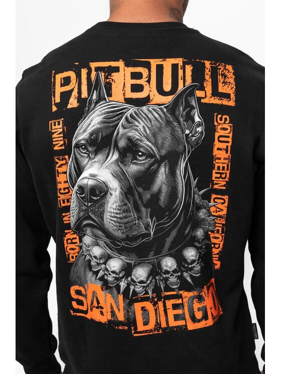 PITBULL PITBULL Bluza BLACKY Czarny Regular Fit