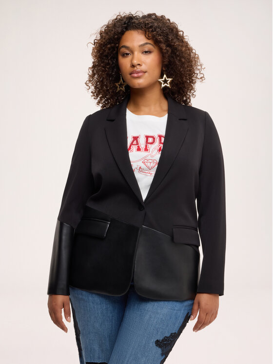 Fiorella Rubino Fiorella Rubino Giacca da abito Q063T000317N033 Nero Over Fit