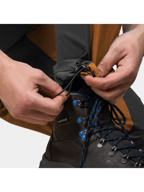 Alpinus Alpinus Spodnie outdoor Dekan Pomarańczowy Regular Fit