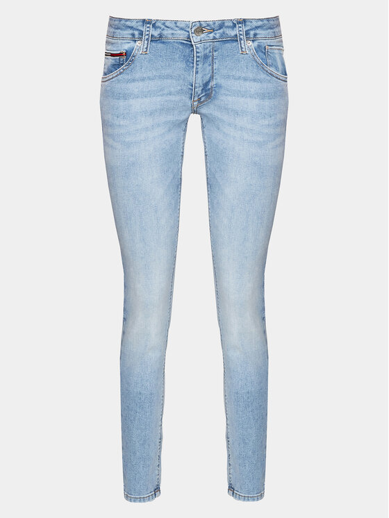 Tommy Jeans Jeans hlače Scarlett DW0DW15782 Modra Skinny Fit