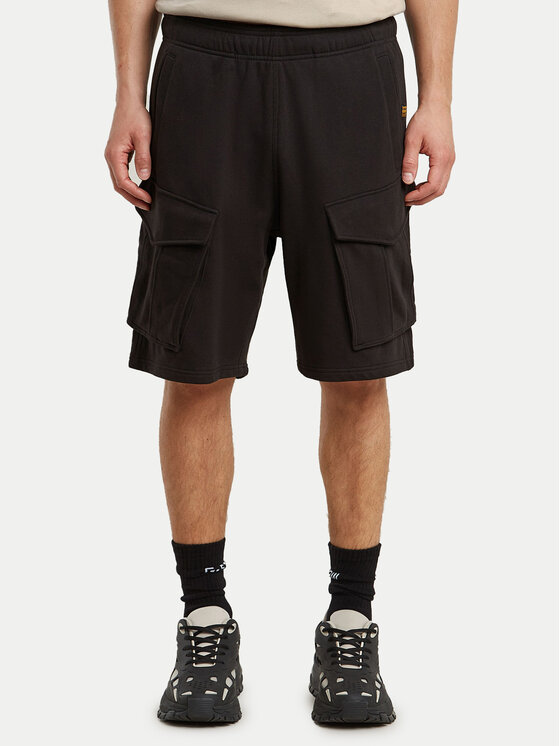 G-Star Raw G-Star Raw Sportovní kraťasy Rovic D24452-D257 Černá Relaxed Fit