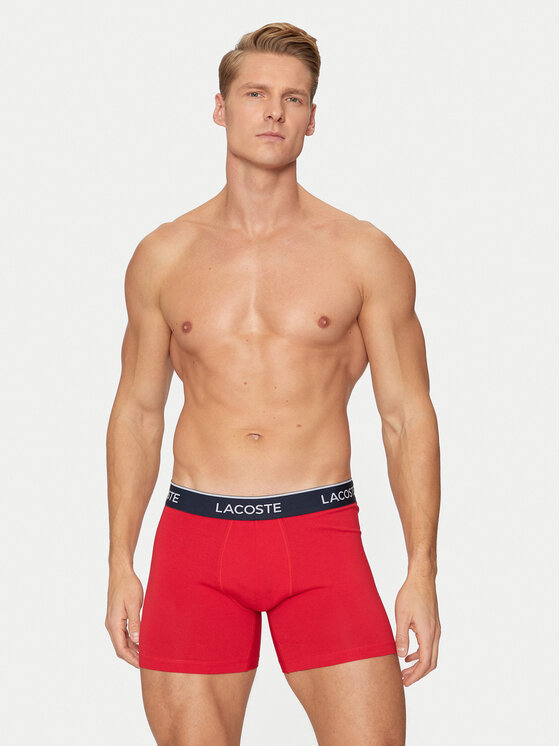 Lacoste Lacoste Sada 3 kusů boxerek 6H3420 Barevná
