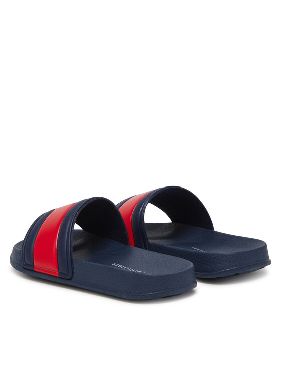 Tommy Hilfiger Tommy Hilfiger Klapki T3X0-33915-1172 Granatowy