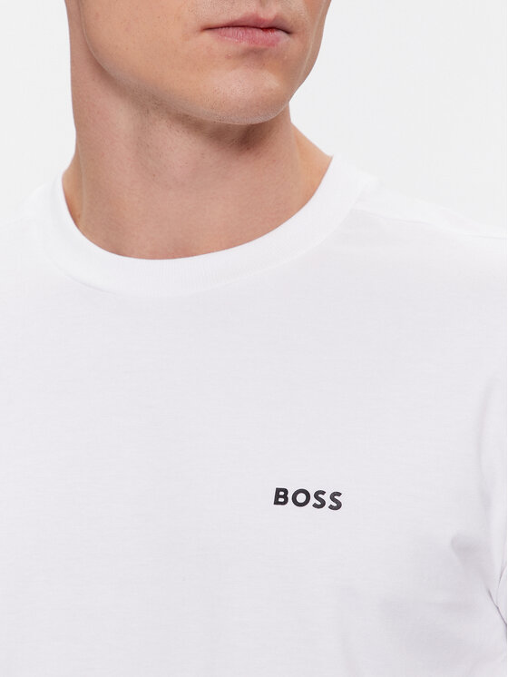 BOSS Boss Tricou 50506373 Alb Regular Fit