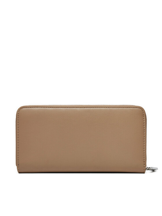 Calvin Klein Calvin Klein Velika ženska denarnica Ck Daily Large Zip Around_Pbl K60K612850 Rjava