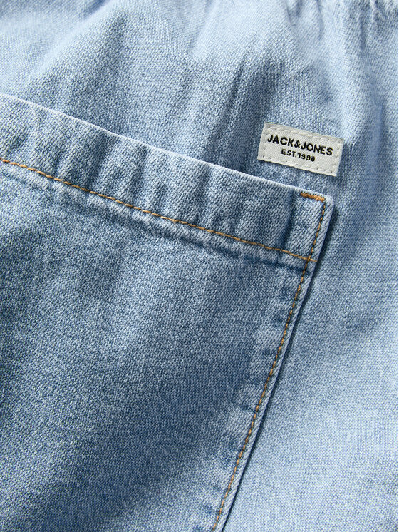 Jack&Jones Jack&Jones Hlače iz tkanine Bill 12270255 Modra Relaxed Fit