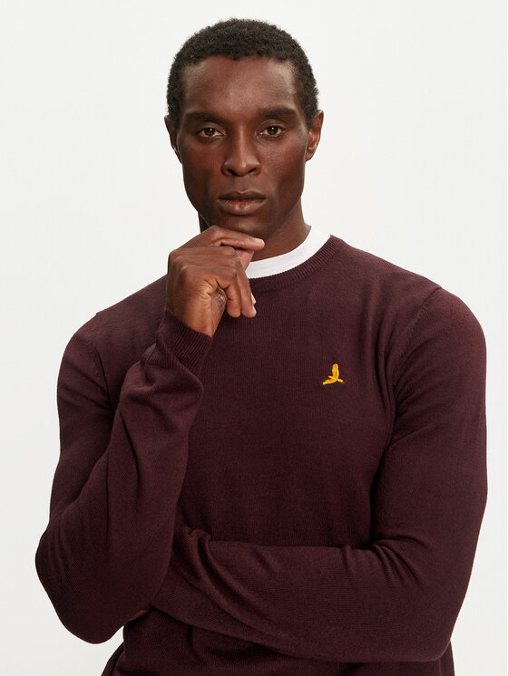 Brave Soul Brave Soul Pullover MK-230EINSTEIN4 Dunkelrot Regular Fit