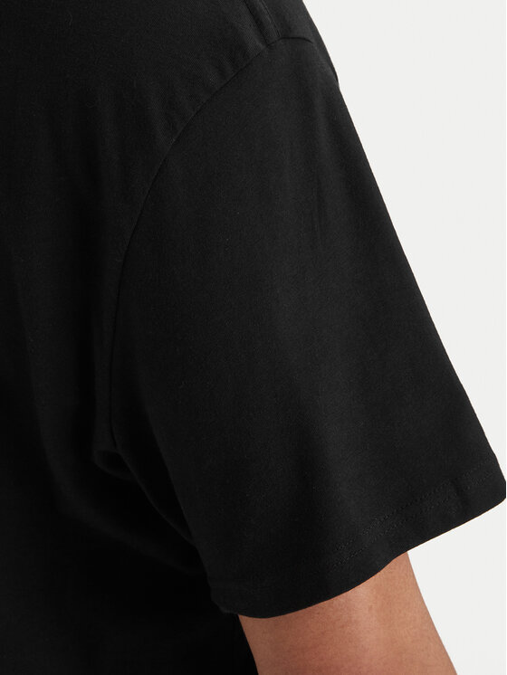 Quiksilver Quiksilver Majica Salt Water EQYZT08205 Črna Comfort Fit