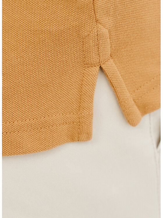 Pako Lorente Pako Lorente Polo P25SF-TX-003 Pomarańczowy Classic Fit