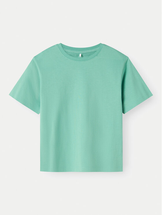 NAME IT T-Shirt Vobbo 13238968 Zielony Loose Fit