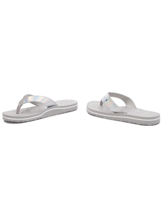 tommy hilfiger mirror sparkle beach slide