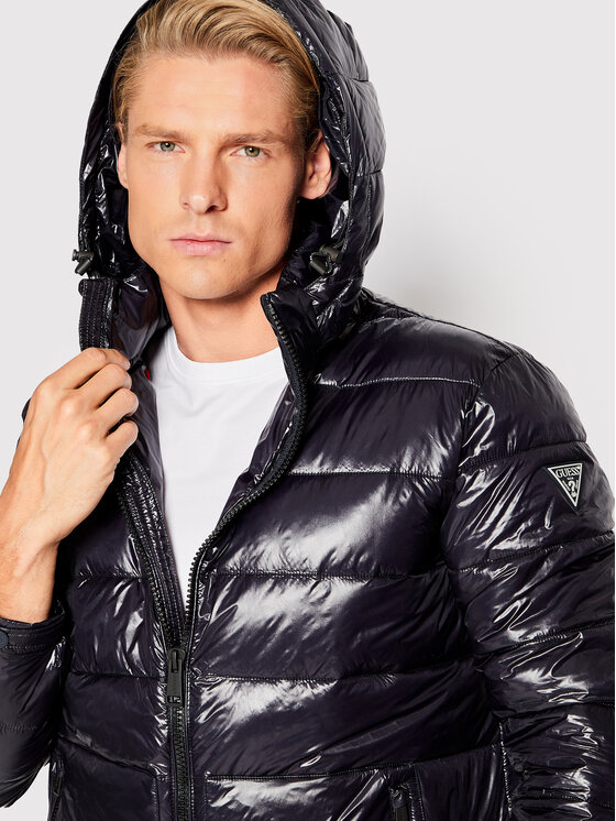 Guess Guess Demisezoninė striukė M2YL27 WEJK0 Tamsiai mėlyna Regular Fit