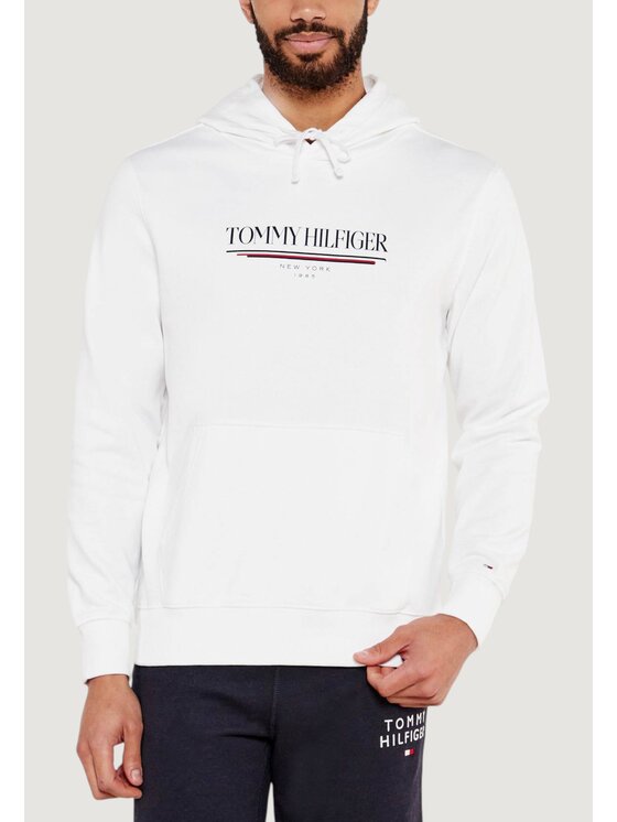 Tommy Hilfiger Tommy Hilfiger Μπλούζα BRAND LOVE HILFIGER Λευκό Casual Fit