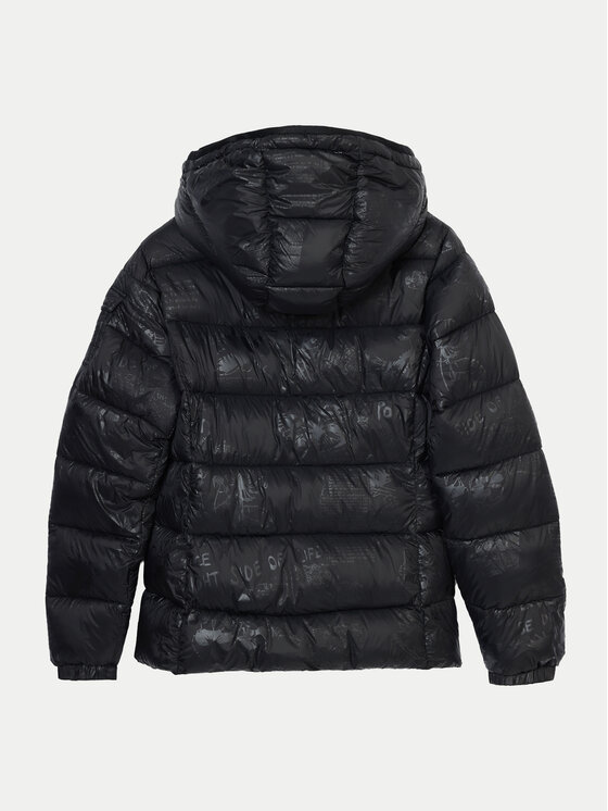 Desigual Desigual Télikabát Drammen 24WWEWBM Fekete Regular Fit
