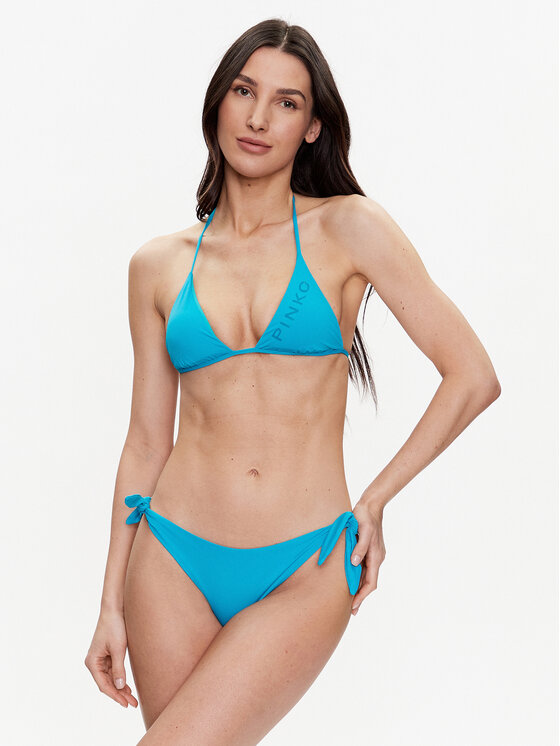 PINKO Pinko Bikinio viršus Bagnanti 101038 A0S4 Mėlyna