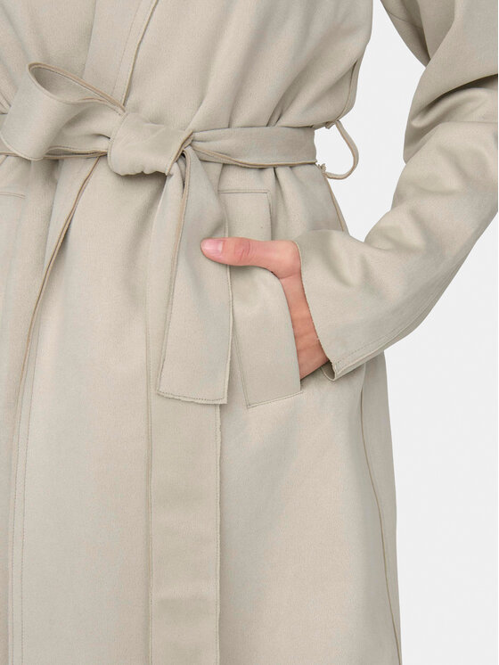 ONLY ONLY Kevad-sügis mantel Joline 15315660 Beež Regular Fit