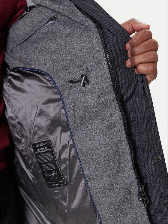 Geox Geox Giubbotto invernale Leitan M5628B T3266 F9112 Nero Regular Fit