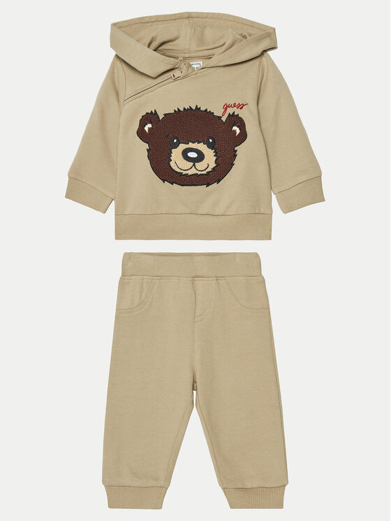 Guess Guess Treniņtērps I5RG05 KAN00 Bēšs Regular Fit