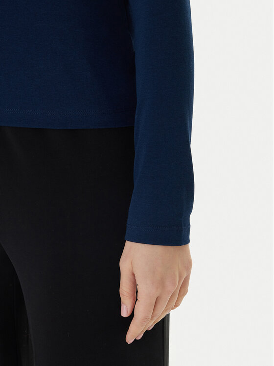 Guess Guess Блуза V6RI00 KD741 Тъмносин Slim Fit