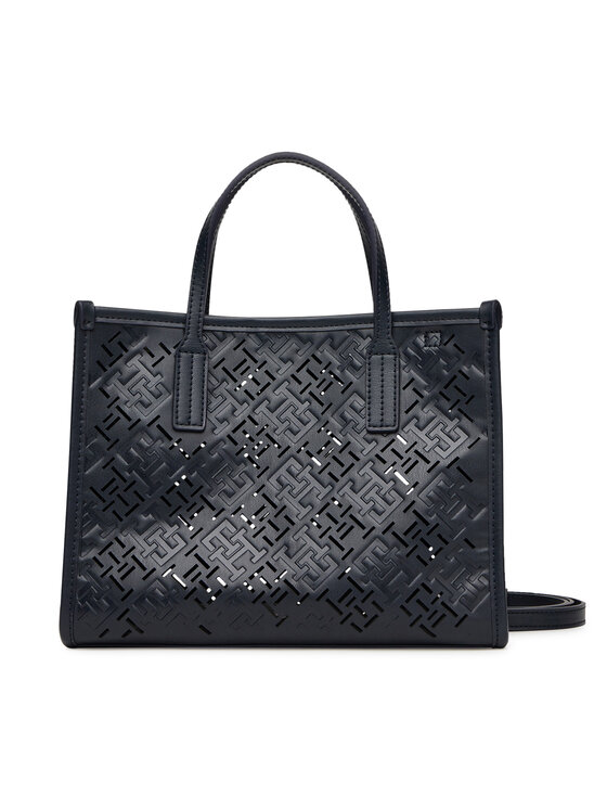 Geantă Tommy Hilfiger Th City Mini AW0AW17500 Bleumarin