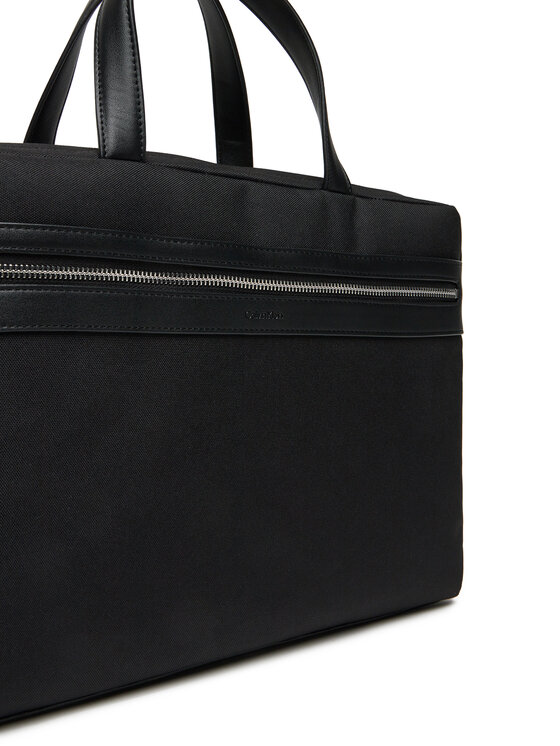 Calvin Klein Calvin Klein Taška na laptop Contrast Commuter Bag LV04D3032G Čierna