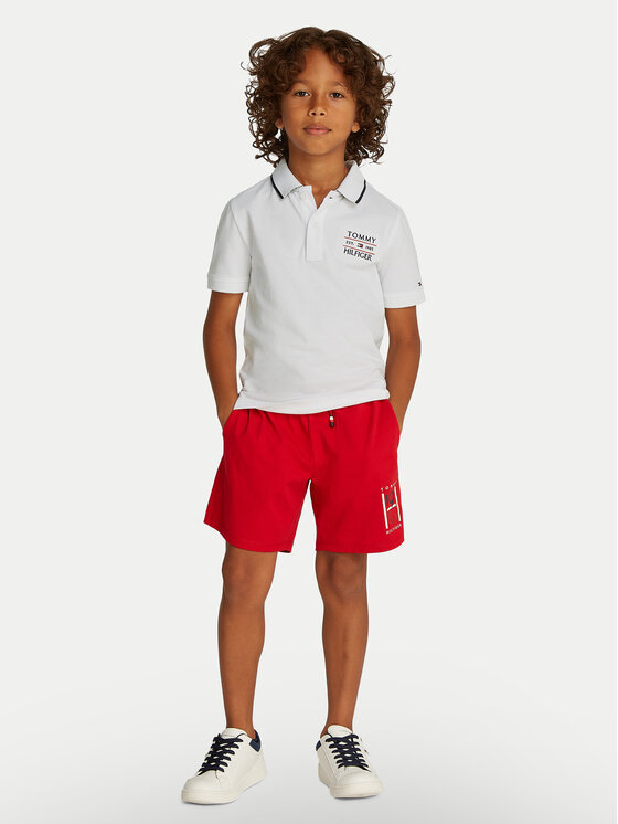 Tommy Hilfiger Tommy Hilfiger Pólóing KB0KB09524 S Fehér Regular Fit