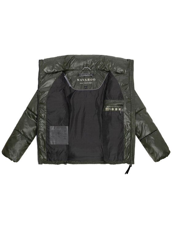 Navahoo Navahoo Kurtka zimowa Eispacht Zielony Regular Fit