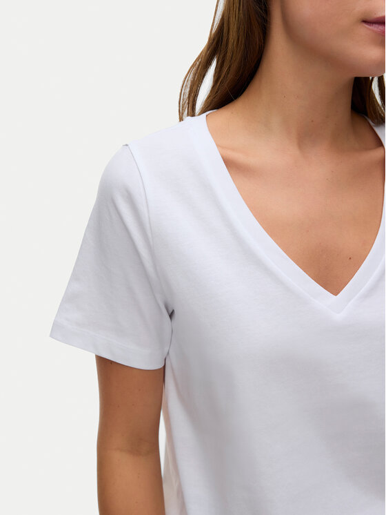Vero Moda Vero Moda T-Shirt Paulina 10342926 Biały Regular Fit
