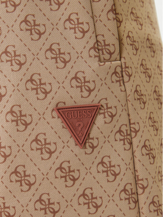 Guess Guess Sportovní kraťasy Z4YD03 K7122 Béžová Regular Fit