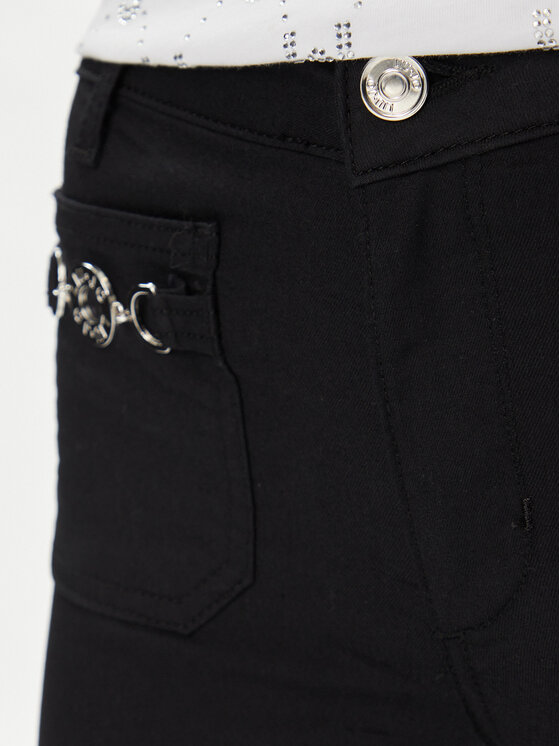 Liu Jo Liu Jo Pantaloni din material MA4291 T7144 Negru Slim Fit