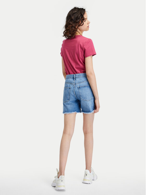 Gap Gap Szorty jeansowe 404650-00 Niebieski Loose Fit