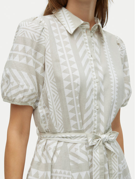 Vero Moda Vero Moda Rochie tip cămașă Dicthe 10303728 Bej Regular Fit
