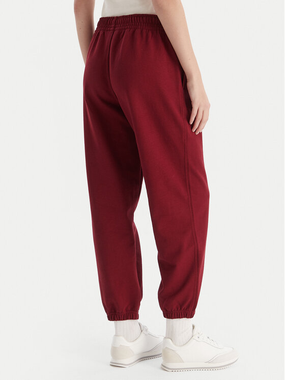 Calvin Klein Jeans Calvin Klein Jeans Spodnie dresowe Monologo LV047B235G Bordowy Regular Fit