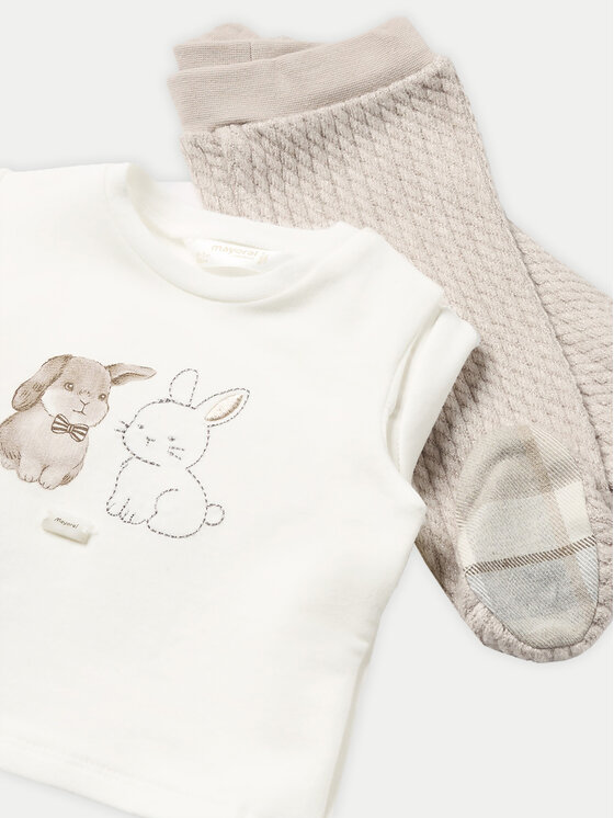 Mayoral Mayoral Completo maglia e ghettine 2510 Beige Regular Fit