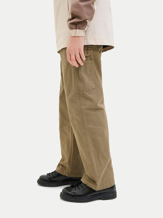 Jack&Jones Junior Jack&Jones Junior Hlače iz tkanine Alex 12253790 Rjava Loose Fit