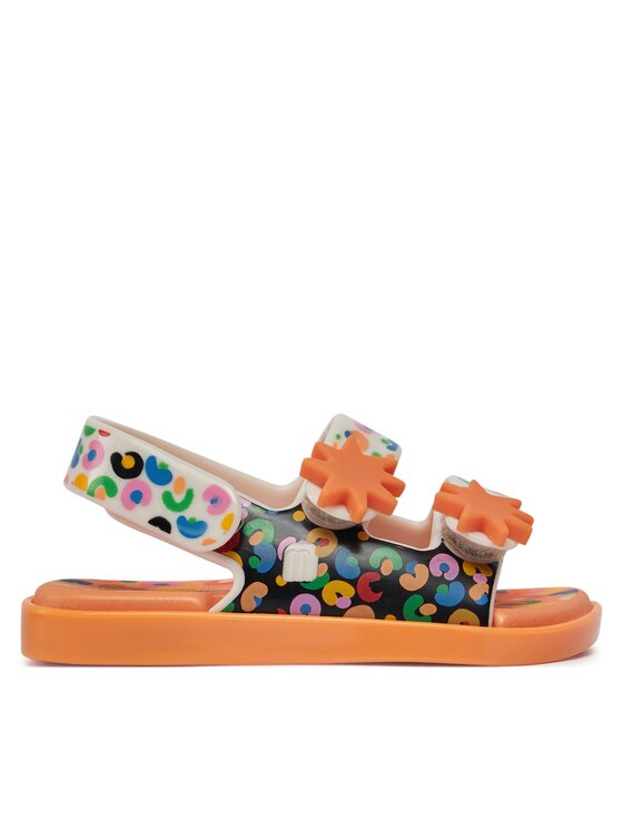 Melissa Sandále Mini Melissa Estrelar + Fabula Bb 35721 Oranžová