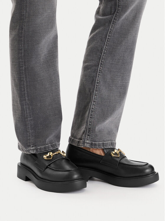LOVE MOSCHINO LOVE MOSCHINO Loafers JA10094G1NIA000038 Čierna