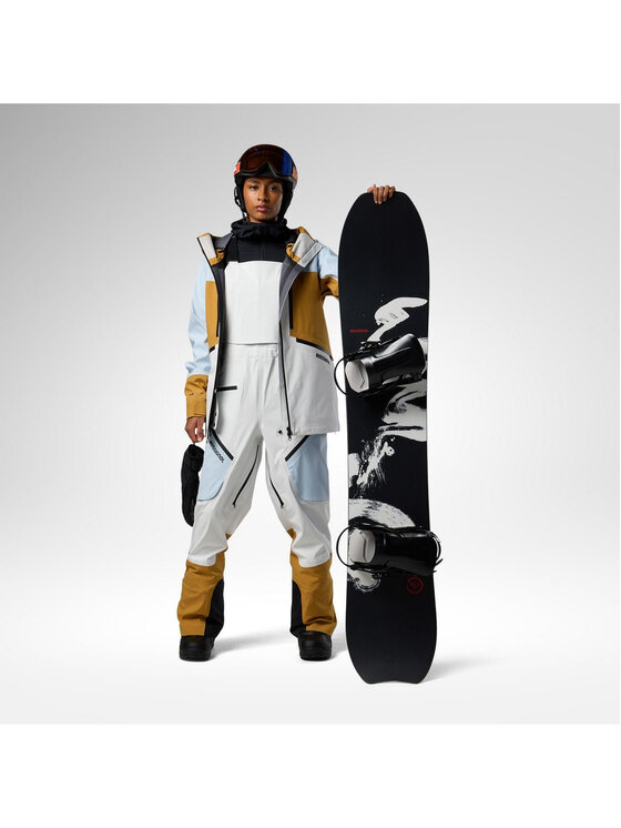 Rossignol Rossignol Spodnie narciarskie W Proclivity 3L Bib Pant Biały Relaxed Fit