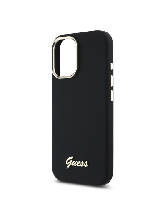 Guess Guess Etui na telefon Apple iPhone 16 Plus Czarny