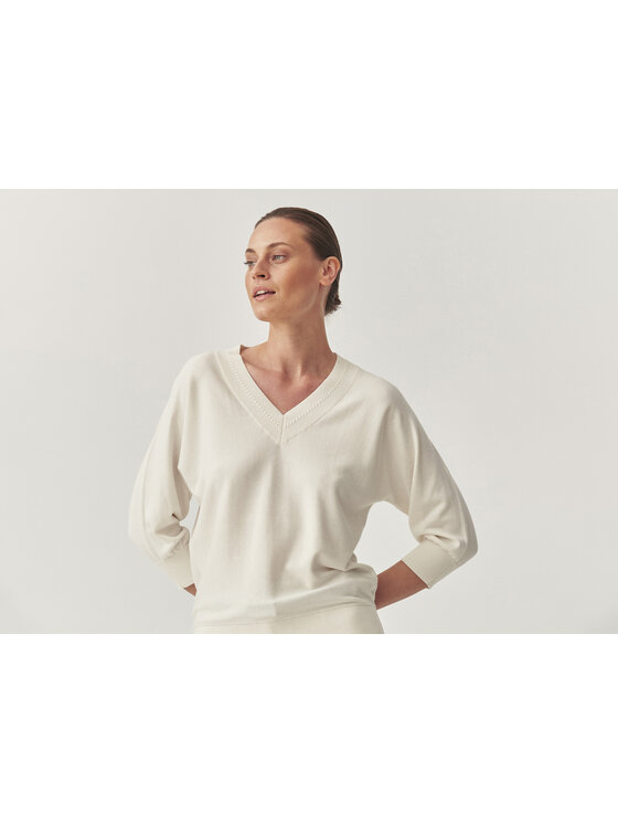 TATUUM Tatuum Sweter ASEL Écru Classic Fit