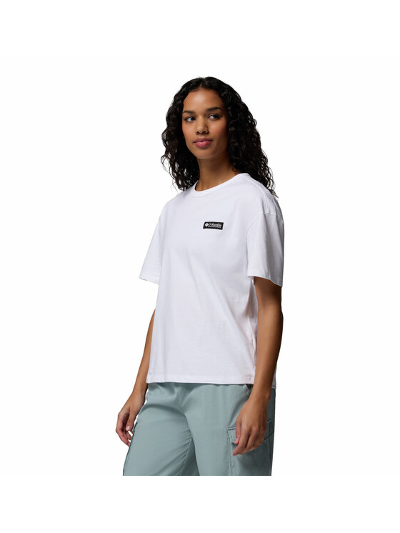 Columbia Columbia T-Shirt 215496 Biały Regular Fit