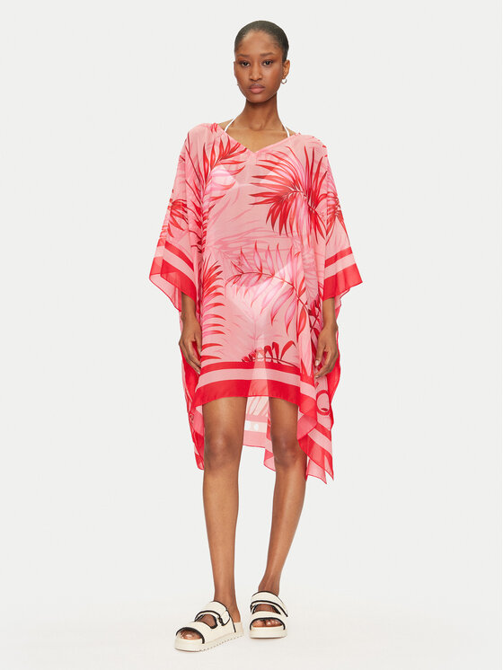 Damskie Ponczo Liu Jo Beachwear, Rozmiar OS, Różowe, VA5173 T4902
