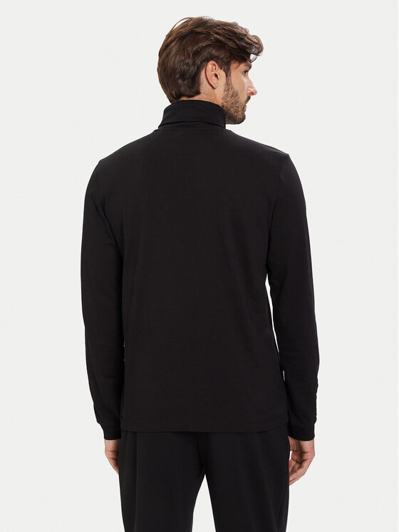 HUGO HUGO Гольф Daporollo 50547372 Чорний Regular Fit