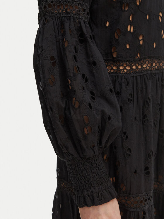 Iconique Iconique Vestito estivo Joanna IC26-008 Nero Regular Fit