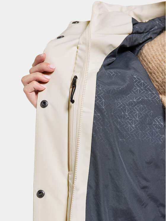 Didriksons Didriksons Parka Ilma Wns Parka 8 504813 Fehér Regular Fit
