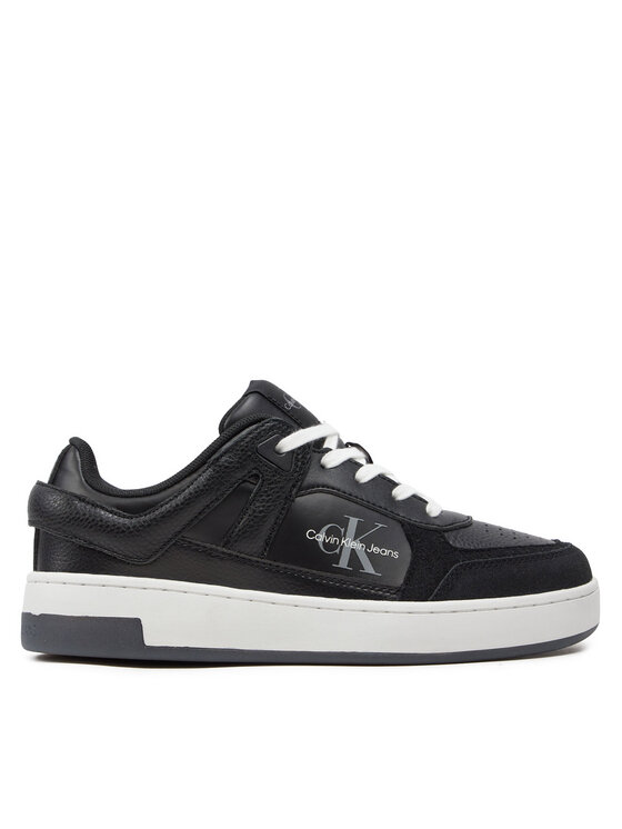 Sneakers Calvin Klein Jeans Basket Cupsole Low Mix Ml Mtr YW0YW01490 Negru