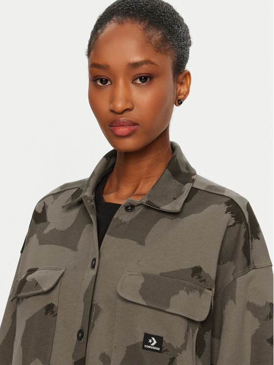 Converse Converse Geacă 10026992-A01 Bej Relaxed Fit