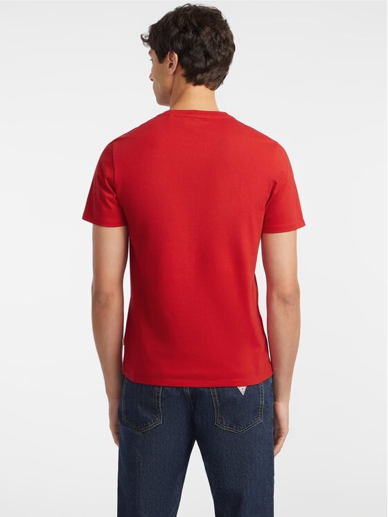 Guess Jeans Guess Jeans T-shirt 165543 Rosso Classic Fit